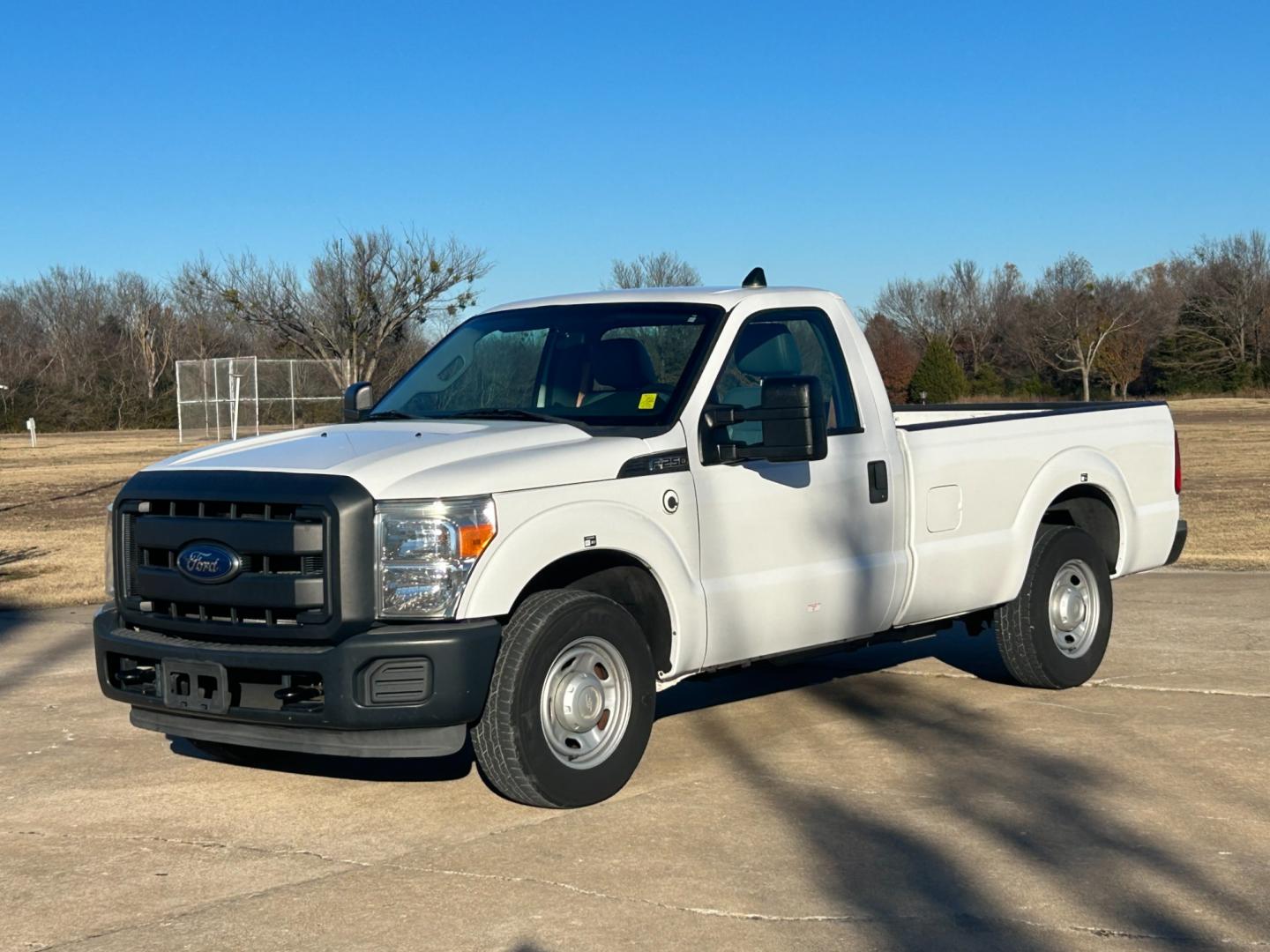 2013 White Ford F-250 SD (1FTBF2A68DE) , located at 17760 Hwy 62, Morris, OK, 74445, (918) 733-4887, 35.609104, -95.877060 - 2013 FORD F-250 SD XL 2WD DEDICATED CNG (ONLY RUNS ON COMPRESSED NATURAL GAS). FEATURES MANUAL SEATS, MANUAL WINDOWS, MANUAL LOCKS, MANUAL MIRRORS, AM/FM STEREO, CRUISE CONTROL, TRACTION CONTROL, LEATHER SEATS. IT IS EQUIPPED WITH A CNG FUELING SYSTEM, IT RUNS ON COMPRESSED NATURAL GAS. A PREMIER AL - Photo#0